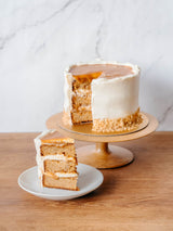 Salted Caramel Mascarpone Cake