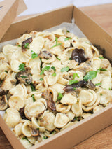 Pasta, Aubergine & Anchovies Salad