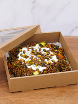 Aubergine, Red Rice & Lentil Salad