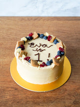 Maple Banana Smash Cake