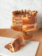 Peanut Butter Banana Layer Cake (8")