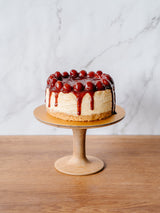 Raspberry Violet Cheesecake