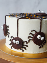 White Chocolate Cassis Cobweb Cake