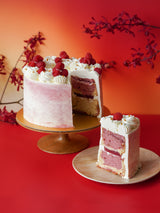 Ispahan Marble Chiffon Cake