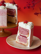 Ispahan Marble Chiffon Cake