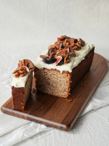 Honey Walnut Loaf Cake