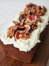 Honey Walnut Loaf Cake