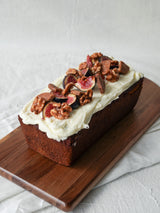 Honey Walnut Loaf Cake