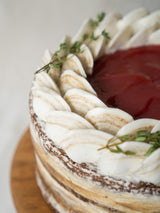 Strawberry Earl Grey Olive Oil Cake