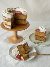 Strawberry Earl Grey Olive Oil Cake