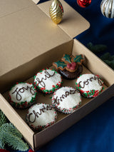 Christmas Say It With Flour Box of 6