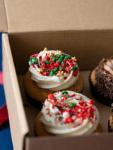 Box of 6 Cupcakes - Festive Sprinkles