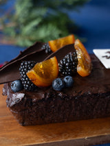 Dark Chocolate Orange Christmas Loaf