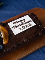 Dark Chocolate Orange Christmas Loaf