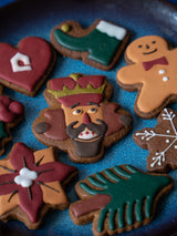 Christmas Iced Gingerbread Cookie Box