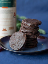 Orange Dark Chocolate Sablé Cookies Tower