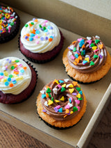 Box of 6 Cupcakes - Celebration Sprinkles