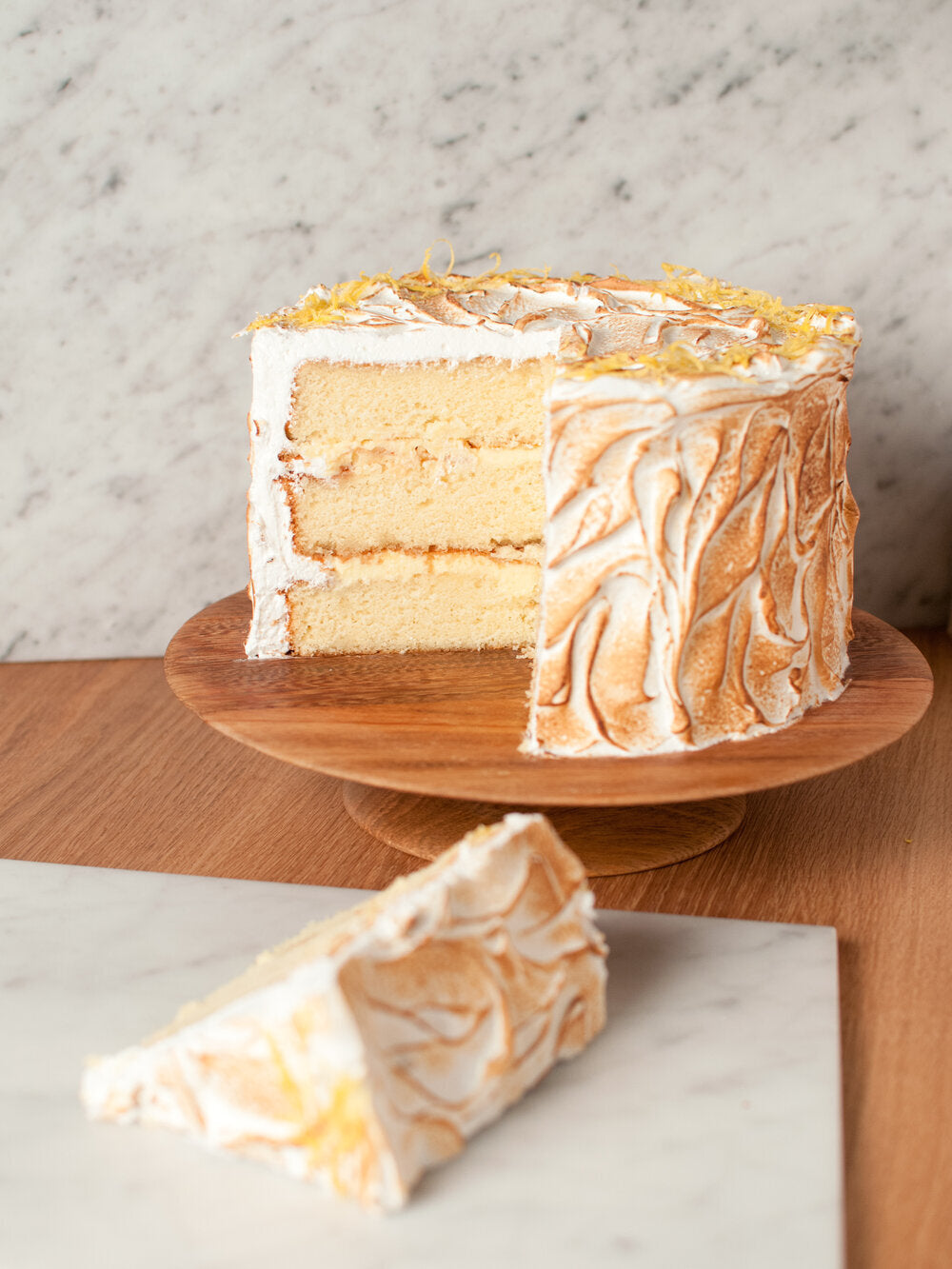 Lemon Meringue Cake