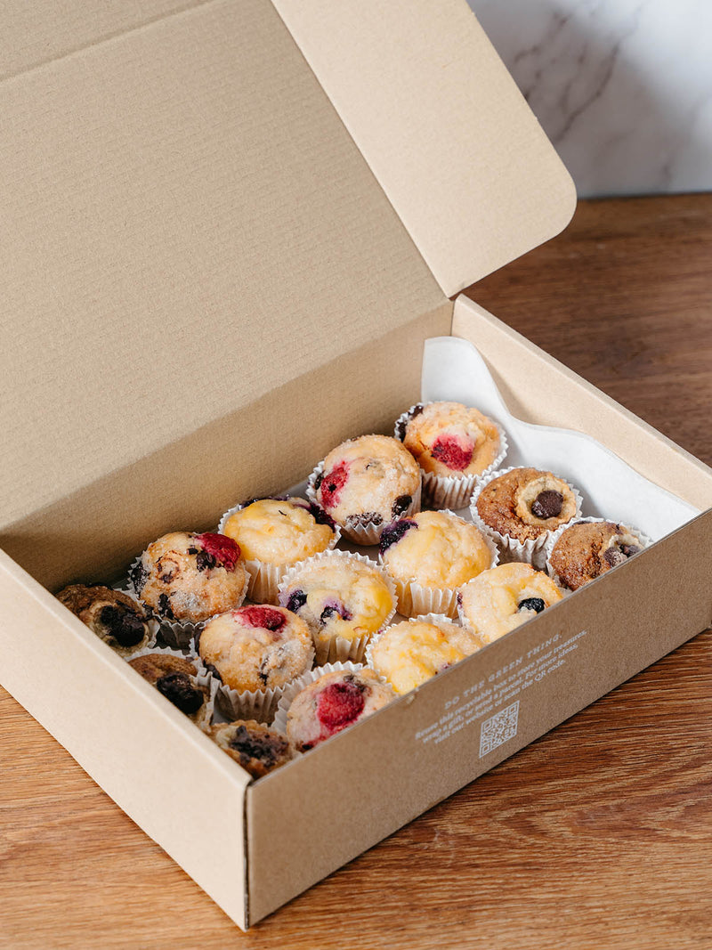 Mini Breakfast Muffins Assorted Box of 15