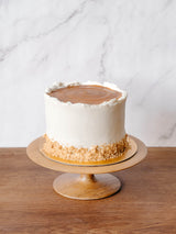 Salted Caramel Mascarpone Cake (8")