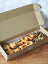 Box of 12 Assorted Mini Savouries