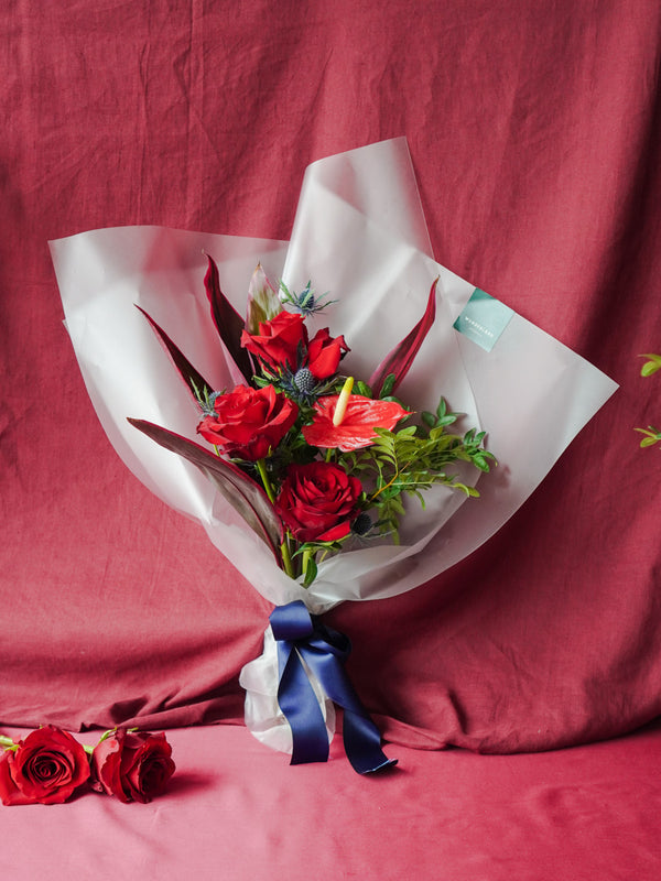 Valentine's Day Flower Posy by Wonderland Botanicals