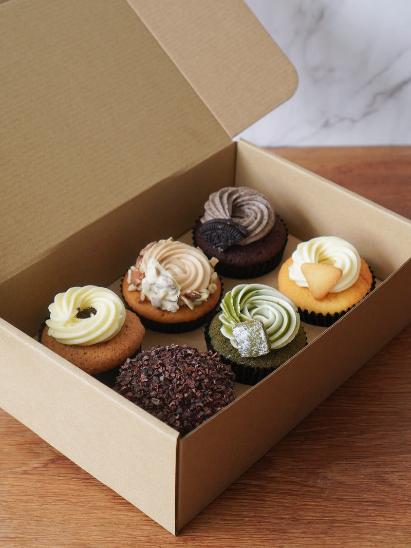 Box of 6 Cupcakes - Pick & Mix Flavours (Includes Specials)