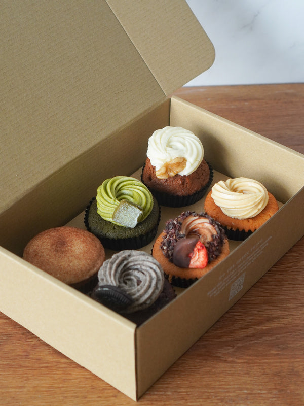 Box of 6 Cupcakes - Pick & Mix Flavours (Includes Specials)