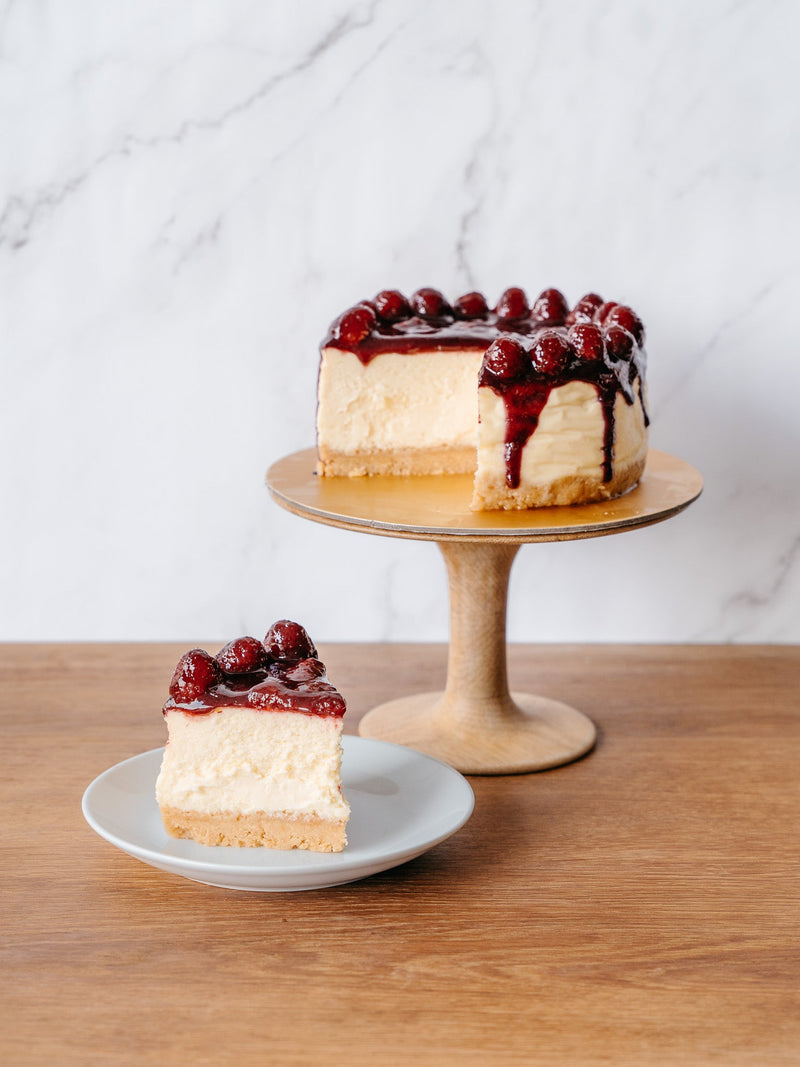 Raspberry Violet Cheesecake (8