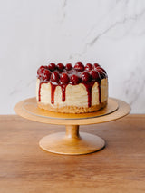 Raspberry Violet Cheesecake (8")