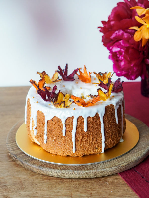 Pineapple Earl Grey Orange Chiffon Cake