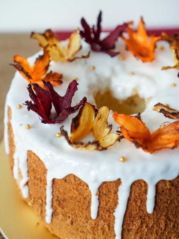 Pineapple Earl Grey Orange Chiffon Cake