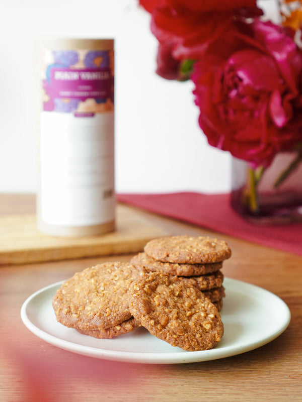 Honey Cashew Cornflake Cookie Tower