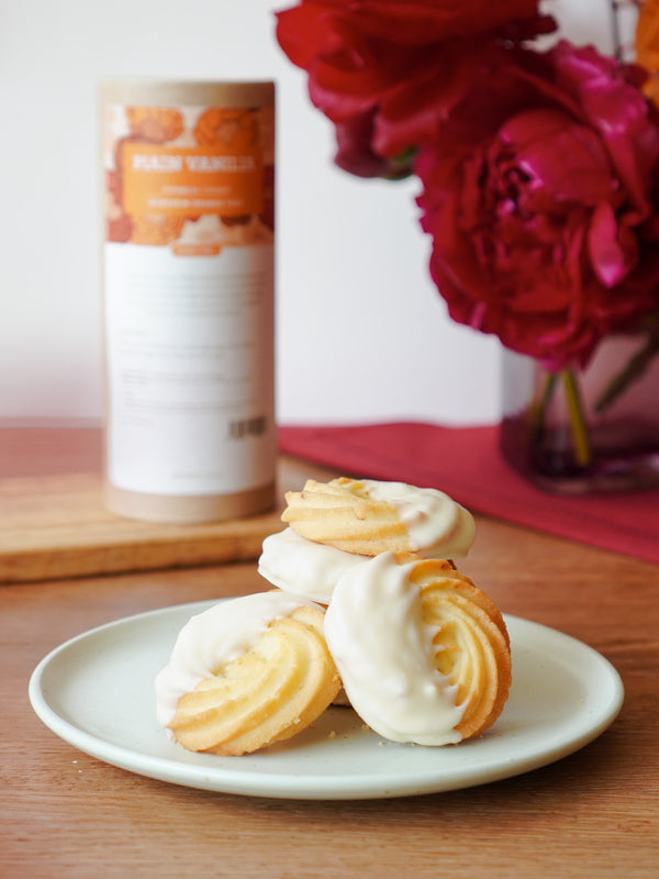 Mandarin Orange Yuzu Viennese Cookie Tower