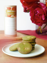 Matcha White Chocolate Cookie Tower