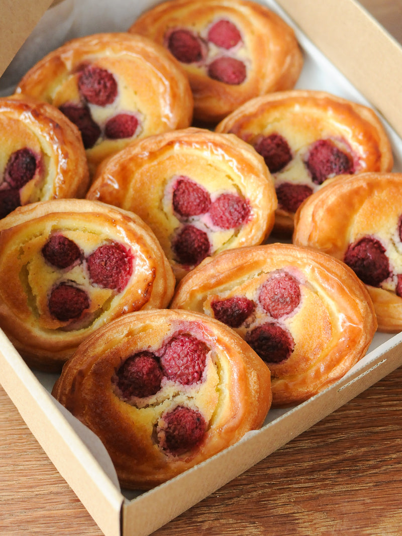Mini Raspberry Almond Danish Party Platter (9 pieces)