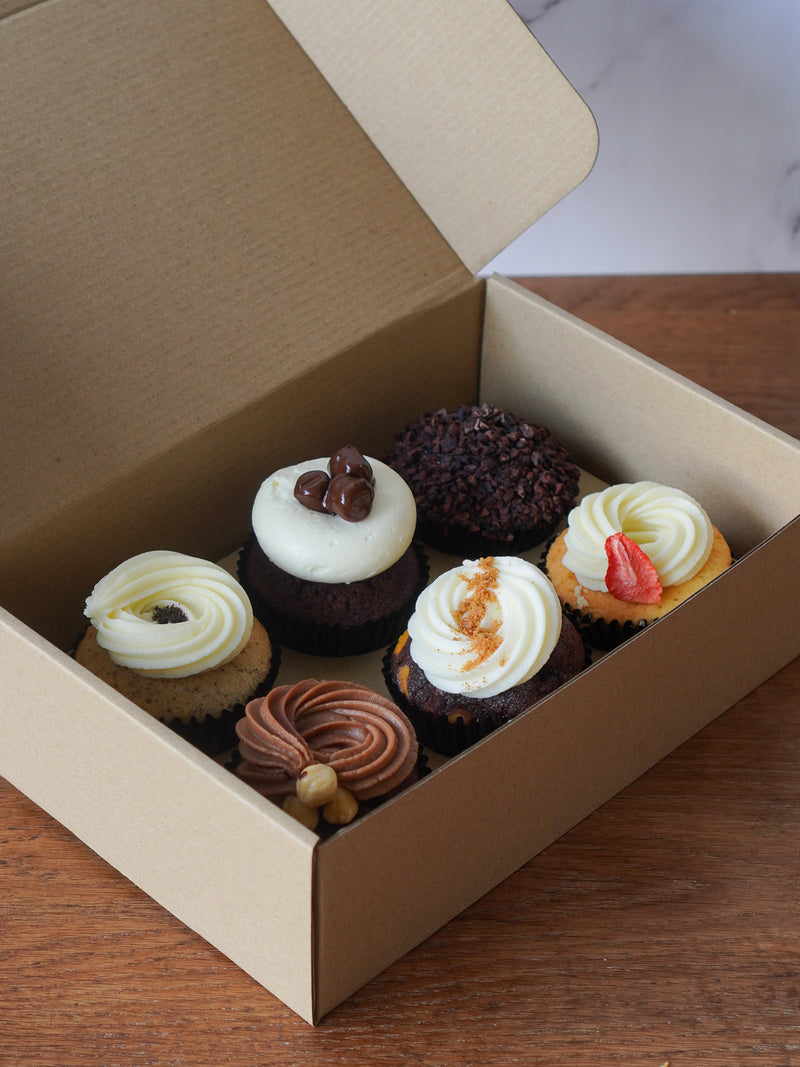 Box of 6 Cupcakes - Pick & Mix Flavours (Includes Specials)
