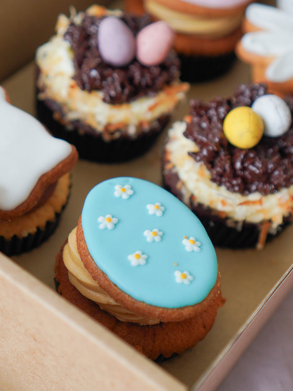 Box of 6 Cupcakes - Easter Decor