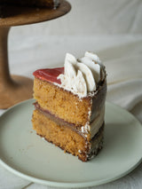 Strawberry Earl Grey Olive Oil Cake