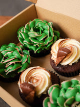 Box of 6 Cupcakes - Father's Day Decor