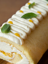 Mango Vanilla Chiffon Roll