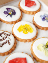 Candied Flowers Cookies Box