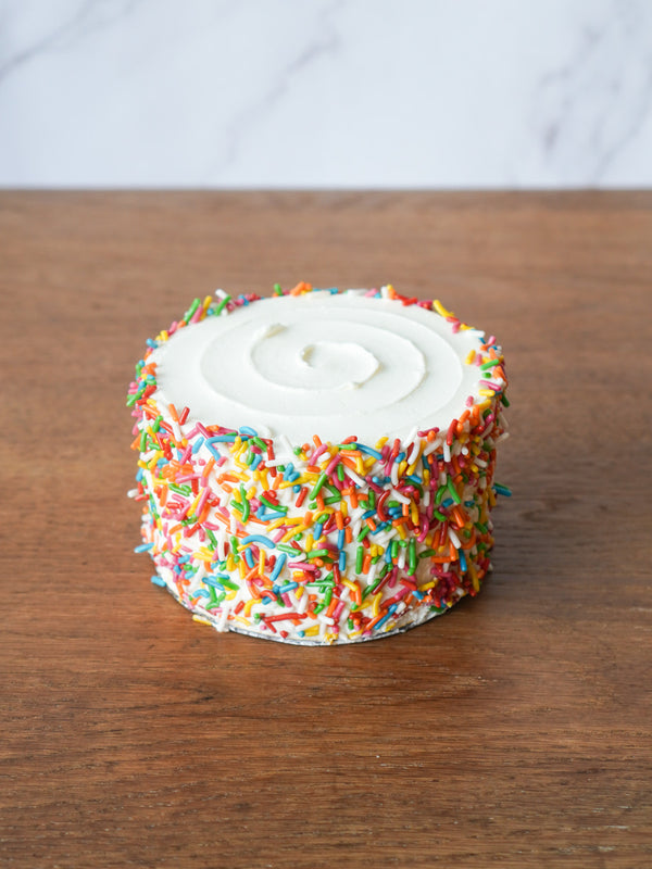 Mini Raspberry Funfetti Cake (Set of 3)