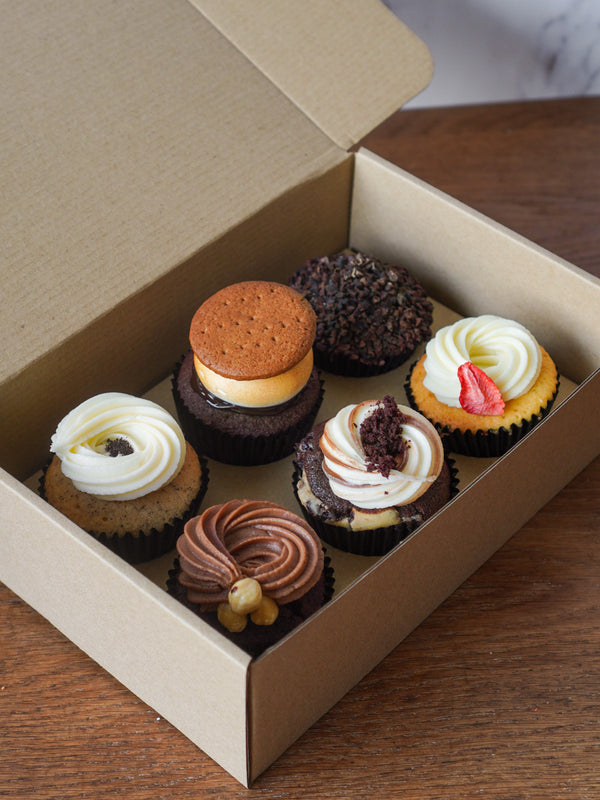 Box of 6 Cupcakes - Pick & Mix Flavours (Includes Specials)
