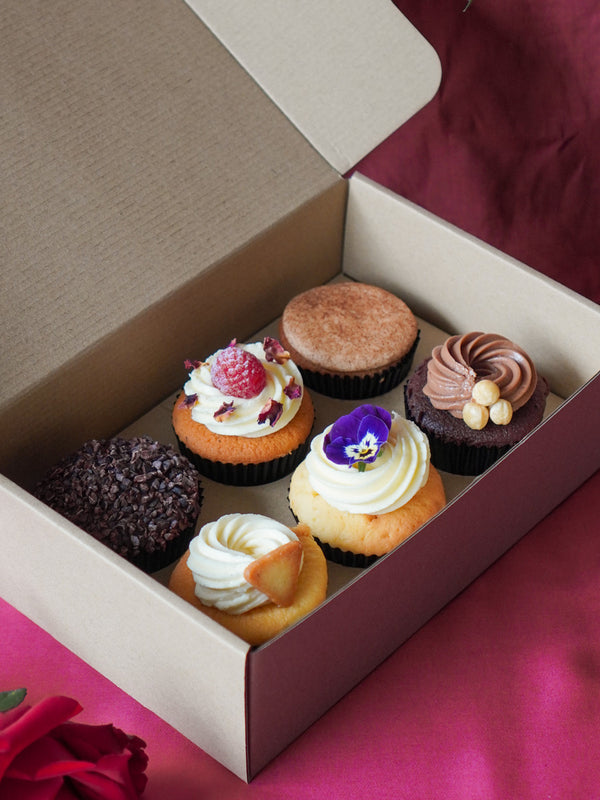 Box of 6 Cupcakes - Pick & Mix Flavours (Includes Specials)