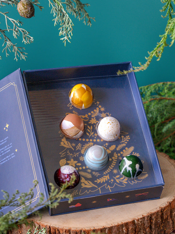 Mr. Bucket Chocolaterie's Festive Bon Bon Box of 6