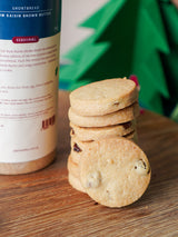 Rum Raisin Brown Butter Shortbread Tower