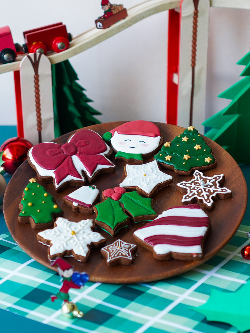 Christmas Iced Gingerbread Cookie Box