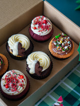 Box of 6 Cupcakes - Festive Sprinkles