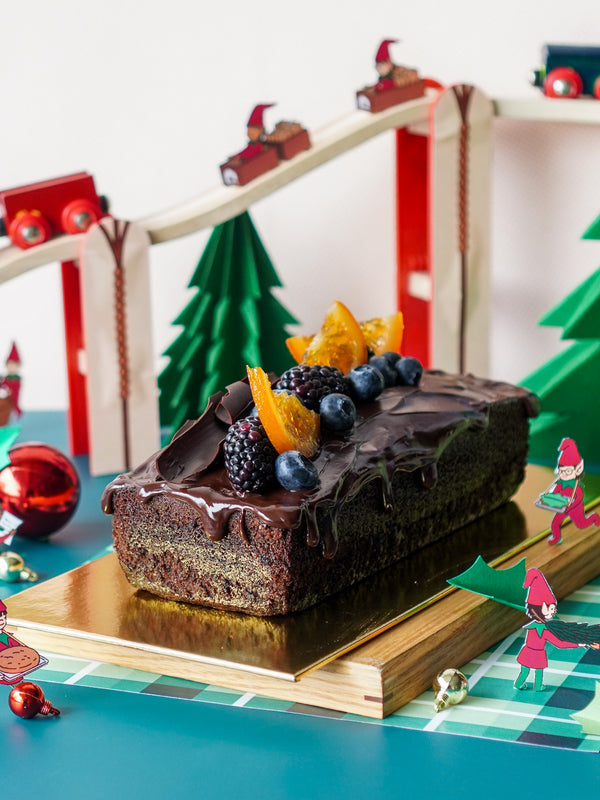 Dark Chocolate Orange Christmas Loaf